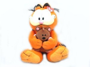 TY Classic Garfield & Pooky Bff - Best Friends Forever!  - 5.5 inch