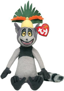 Ty Beanie Baby King Julien Madagascar - 4 inch