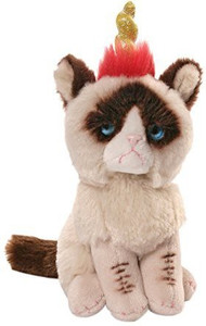 Gund Grumpy Cat Unicorn Beanbag Stuffed Animal Plush - 2.4 inch