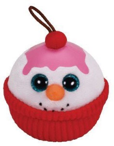 Ty Flakes - Snowman Ornament  - 2 inch