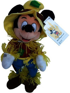 Halloween Plush Mickey Scarecrow - Disney Mini Bean Bag Plush By - 9 inch