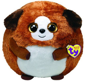 Ty Beanie Ballz Bandit The Dog (Medium) - 8 inch
