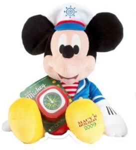 Disney Mickey Mouse Macy'S 2009 Plush  - 18 inch