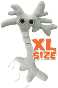 GIANT Microbes - Brain Cell (Neuron) Xl Size  - 1.4 inch