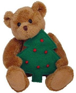 Ty Beanie Babies Twinkling Teddy Bear Jingle Beanie Baby  - 1.5 inch