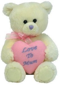 Ty 1 X My Mum The Bear Holding Love To Mum Pillow (Uk & Au Version) Beanie Baby  - 3 inch