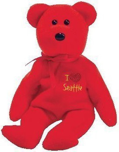 Ty Beanie Baby - Seattle The Bear (I Love Seattle - Show Exclusive) - 2.5 inch