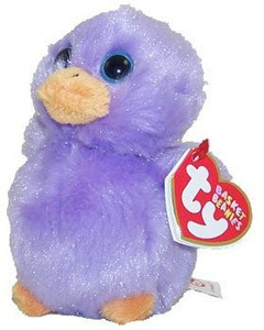 TY Basket Beanie Babies - Lavender - 4 inch