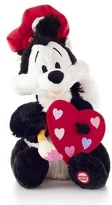 Hallmark Valentine'S 2014 Vtd1404 Pepe Le Pew Artiste Of Love Plush - 4.8 inch