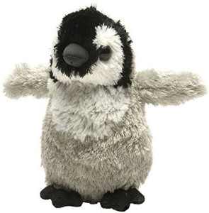 Wild Republic Hug Ems Emperor Penguin Chick Plush Toy  - 6 inch