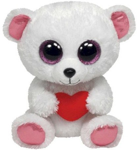 Ty Beanie Boos Sweetly - Polar Bear Medium - 4.5 inch