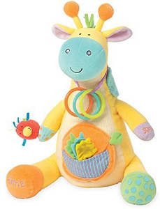 Manhattan Toy Peek-Squeak Large Activity Toy, Giraffe - 6.77 inch