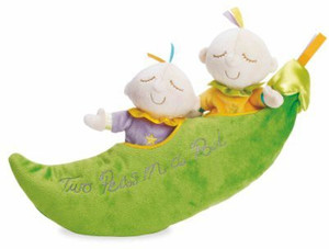 Manhattan Toy Snuggle Pods Two Peas In A Pod Soft Toy - 2.91 inch
