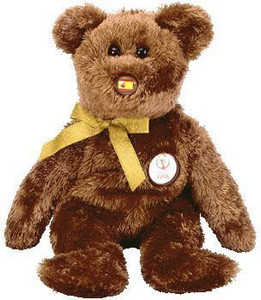 Ty Beanie Baby - Champion The Fifa Bear ( Spain ) - 1.1 inch