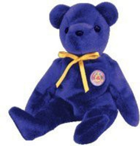 Ty Beanie Baby - Sapphire The Bear (Bbom May 2004) - 1.7 inch