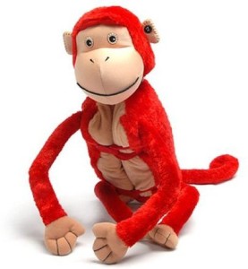 Everest Toys Zoobies Plush Toy, Mashaka The Monkey (Discontinued By Manufacturer)  - 10 inch