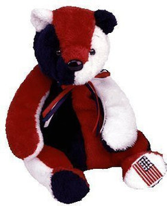 Ty Beanie Baby - Patriot The Bear (Reversed Version) - 2.5 inch