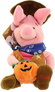 Disney Mini Bean Bag Cowboy Piglet - 2 inch