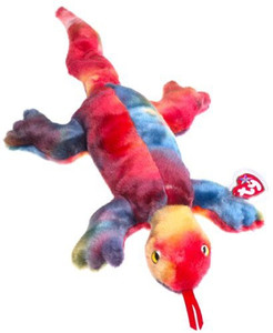 CLASSIC PLUSH Ty Beanie Buddies Lizzy - Lizard - 3.6 inch