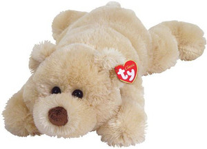 Ty Fletcher - Cream Laying Bear - 6 inch