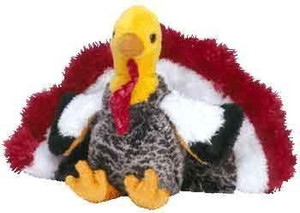Plush Puppets Ty Beanie Babies Turk-E - Turkey (Ty Store Exclusive) - 2 inch