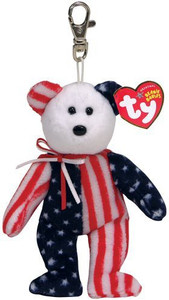 Ty Spangle - Bear Keychain - 1.4 inch