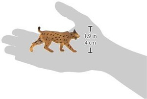 Mojo Fun - Wildlife Mojo Fun 387064 Iberian Lynx - Realistic International Wildlife Toy Replica - 1.5 inch