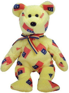 Ty Beanie Baby - Negaraku The Bear (Malaysia Exclusive) - 1.9 inch
