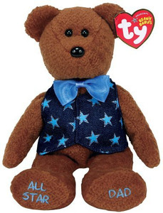 Ty All-Star Dad - Bear - 2.1 inch