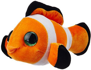 Wild Republic L'Il Sweet & Sassy Clownfish Tangerine Plush - 4 inch