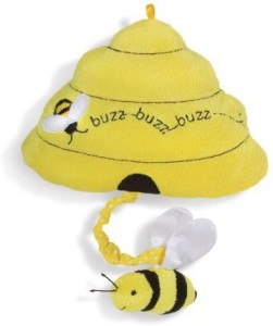 North American Bear Budding Minds Baby Plush Toys, Buzzing Beehive  - 2 inch