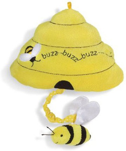 North American Bear Budding Minds Baby Plush Toys, Buzzing Beehive - 2 inch