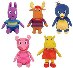 TY Backyardigans Beanie Baby Set Of 5 Beanie Babies - 5 inch