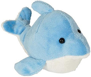 WEEZ Dolphin Bean Filled Plush Stuffed Animal - 2 inch