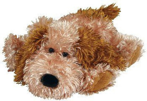 Ty Classic Plush - Fiddle The Dog ( Nose Squeaks ) - 3.4 inch