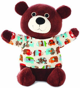 Nat and Jules Zutano Plush Toy, Little Bear - 3.6 inch