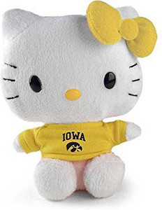 Plushland Hello Kitty Goes To College Iowa Hawkeyes Plush - 3 inch