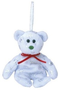 Ty Jingle Beanies Flaky - Bear  - 1.4 inch