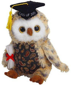 Ty Beanie Babies Smarty - Owl ( Store Exclusive) - 1.7 inch
