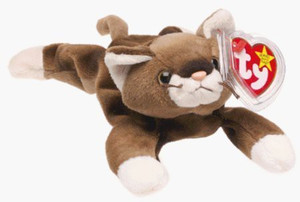 Kimougha Ty Beanie Babies - Pounce The Cat - 1.7 inch