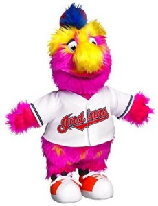 Build-A-Bear Workshop Cleveland Indians Mascot Special Edition Bear Slider  - 4.5 inch