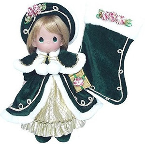The Doll Maker Victorian Splendour Christmas Stocking Doll - 5 inch