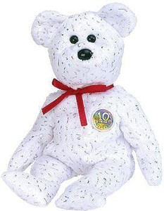 Ty Beanie Baby - Decade The Bear ( Version) - 1.5 inch