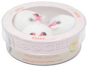 GIANT Microbes Egg Cell (Human Ovum) Petri Dish - 1.9 inch