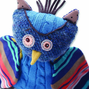 Nat and Jules Plush Toy, Oliver The Owl - 9 inch