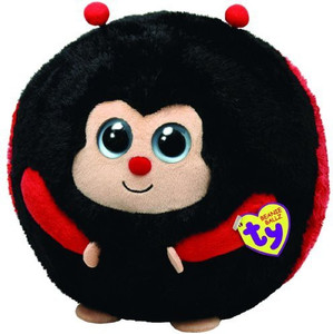 Ty Beanie Ballz Dots The Ladybug (Medium) - 8 inch