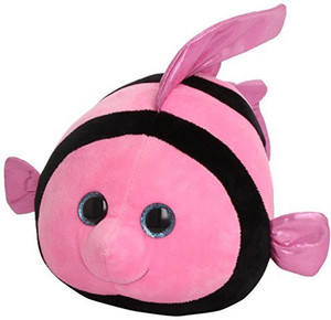 TY Beanie Ballz Gilly Angelfish Plush, Medium - 8 inch