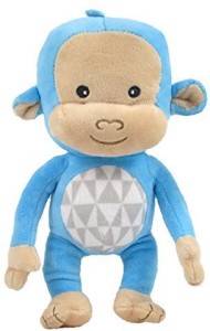 Kids Preferred Small World Plush Toy, Monkey  - 3 inch