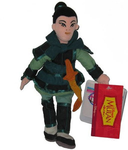Disney Mulan Warrior - Mini Bean Bag Plush - 9 inch