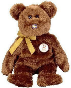 Ty Beanie Baby - Champion The Fifa Bear ( Sweden ) - 4 inch